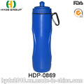 Bouteille d&#39;eau en plastique PE de logo personnalisé sans BPA (HDP-0869)